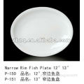 Narrow Rim Fish Plate